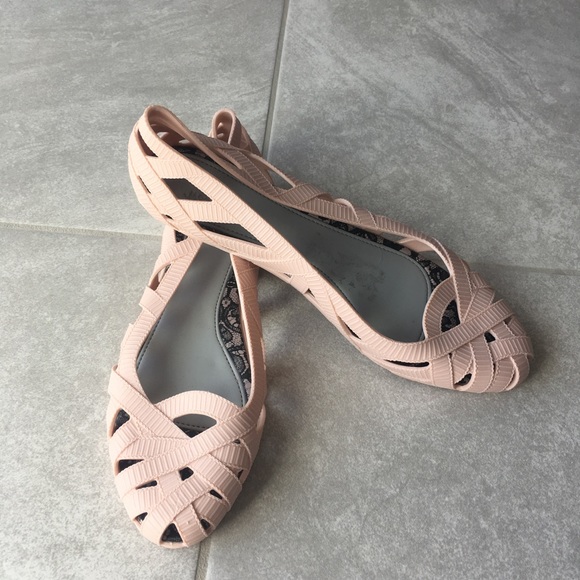 Melissa Shoes - NWOT Melissa | Light Pink Summer Ballet Flat
